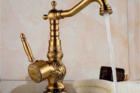 Vintage Brass Tap Single Lever Bathroom Faucet