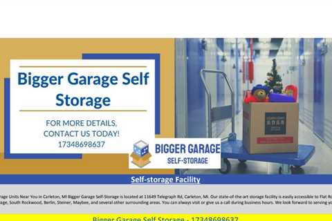 Bigger Garage Self-Storage - 17348698637 Links