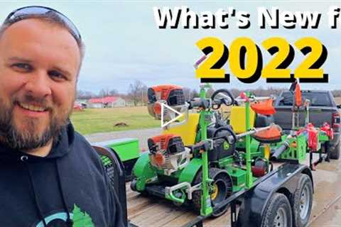 2022 Lawn Care Setup - Custom Mowing Trailer