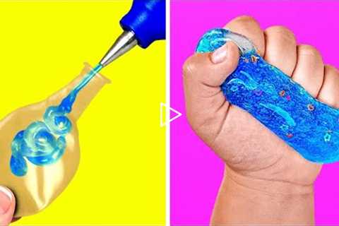 Oddly Satisfying DIY Antistress Gadgets and Hacks || Slime, Drawing, Bath Bomb