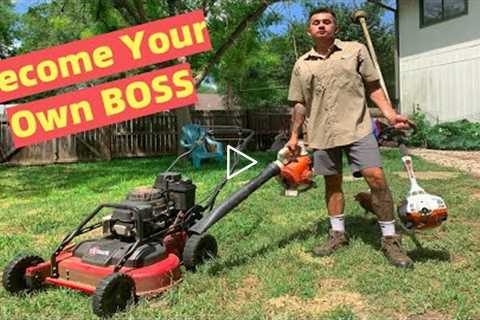 🌿 $535 in 5 HOURS 💰 Self-Employed Solo Mowing Business ☘️ How To Start & GROW Lawn Care..