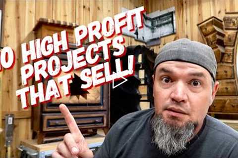 10  More Woodworking Projects That Sell - Low Cost High Profit - Make Money Woodworking