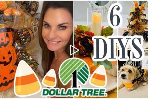 🎃 6 NEW ((DIY))DOLLAR TREE FALL HALLOWEEN DECOR CRAFTS 🎃 Ep10 I love FallOlivias Romantic Home DIY