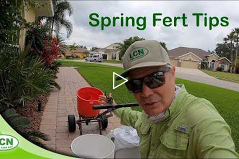 Best Spring Fertilizer for Lawns // HOW to Apply Spring Fertilizer