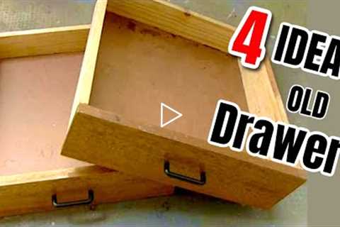 4 DIYs Repurposed Old Drawer Ideas - Recycled Home Decor