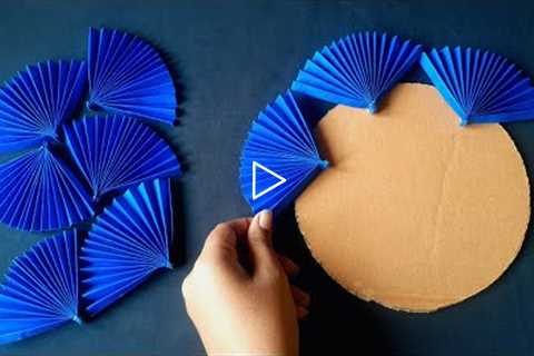 Unique Wall Hanging Craft |Paper Flower Wall Hanging |Paper Craft For Home Decoration|DIY Room Decor