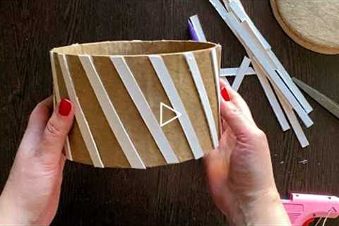 DIY Idea from cardboard and paper | Craft ideas with Paper and Cardboard | Paper craft
