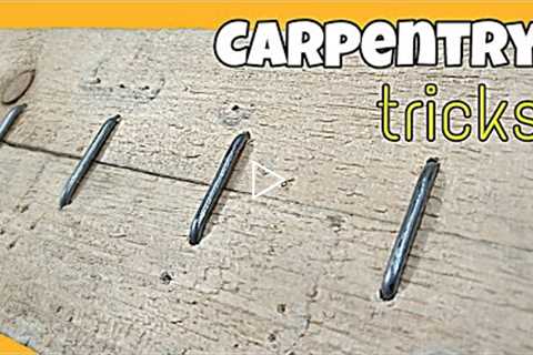 Carpentry Tricks ■ DIY