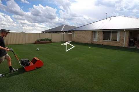 Taking My Lawn From 18mm-12mm (1/2) // Reel Low Perennial Ryegrass