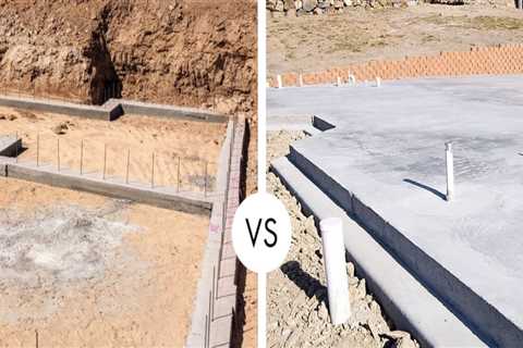 What is the advantage of concrete slab?
