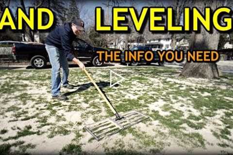 SAND LEVELING Your Lawn - What You NEED To Know!