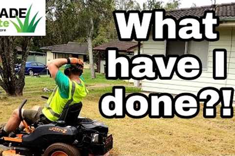 LAWN MOWING GONE WRONG!!!