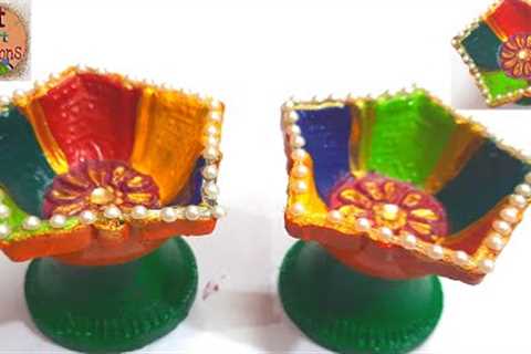 Diya Decoration ideas for school competition | Creative Diya DecorationIdeas For Diwali #diy#craft