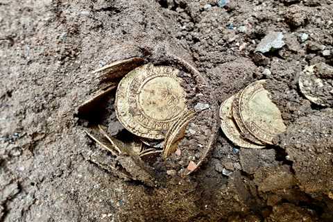 Hundreds of Gold Coins Discovered During Kitchen Demo