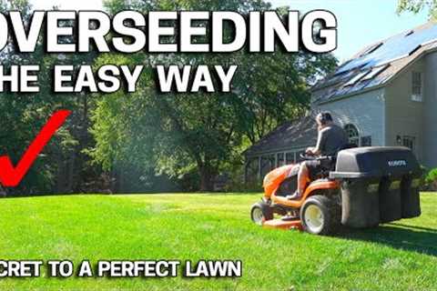 How to OVERSEED Your Lawn in FALL - Easy Way