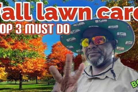 Fall Lawn care for all lawns only 3 things needed for Spring Success