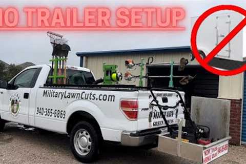 THE ULTIMATE LAWN CARE TRUCK BED SETUP FOR MOWING