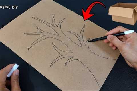 Cardboard craft ideas | Paper craft for Home decor | Diy room decor | Wall hanging | Wall decoration