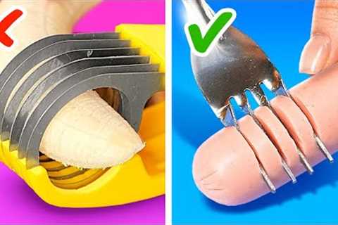 Cooking Gadgets vs DIY Hacks🌭 *Fancy Tools and Cheap Crafts for the Kitchen*