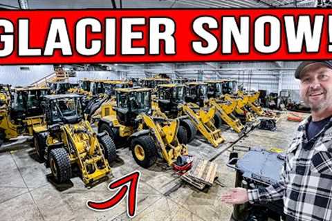 The MOST Commercial SNOW Equipment I''''ve Ever Seen In 1 Location! (60+ Sectionals & Loaders!)