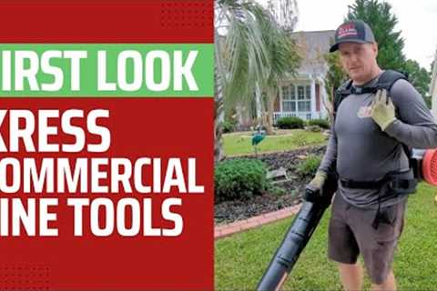 FIRST LOOK - Kress Commercial Gardening Tools | UNLIMITED POWER | Electric Lawn Service