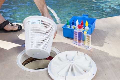 What regular maintenance should be done on a pool?