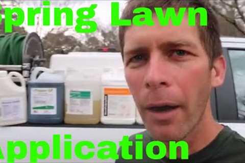 Lawn Care Application Program and Tips for Spring