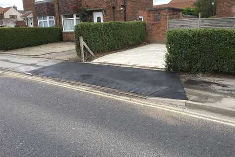 What are the benefits of a dropped kerb Mansfield