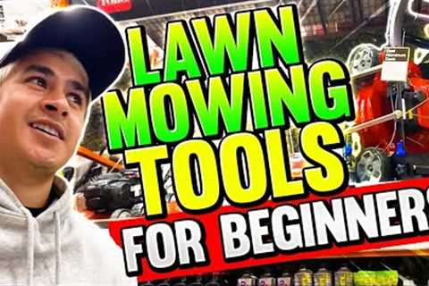 Run a Badass Solo Lawn Care Biz w/ These Tools From Home Depot! Beginner''''s Mowing Setup/Equipment