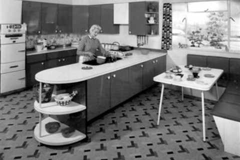 How to Re-Decorate a 1960s Kitchen