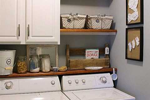 How to Design Small Laundry Room Cabinets