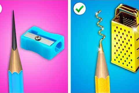 Trying Drawing Hacks & Gadgets || Art Hacks, DIY Ideas by Woosh!