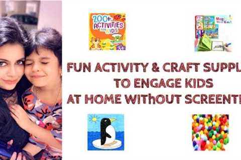 CRAFT & ACTIVITY TO ENGAGE KIDS AT HOME #amazonfinds #diy