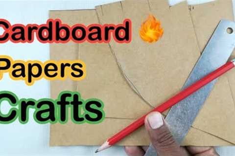 Cardboard papers crafts ideas, easy paper crafts gifts, 5-minute crafts #crafts #shots #ytshorts