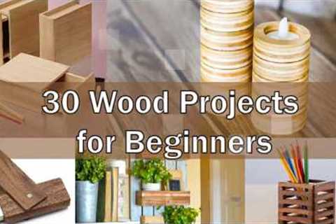 30 DIY Wood Project for Beginners