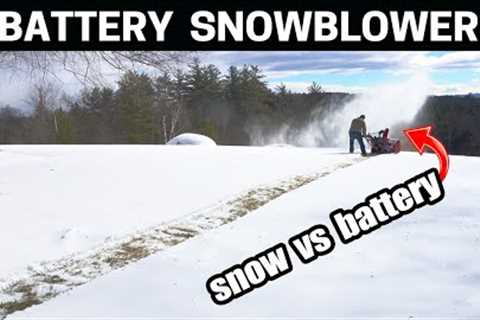 Is a Battery Snowblower Worth It??? Toro 60V Two Stage Snow Blower TESTED