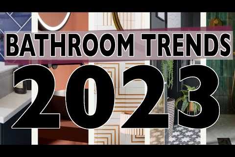 BATHROOM TRENDS 2023 // Interior Design
