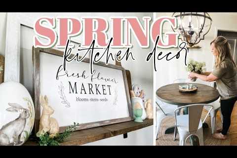 2023 SPRING KITCHEN DECOR IDEAS // MODERN FARMHOUSE KITCHEN DECOR // EASTER DECOR IDEAS 2023