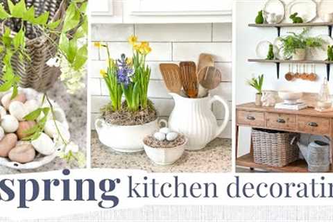 SPRING DECORATE WITH ME 2023 | Kitchen Decorating Ideas for Spring | Jessica Giffin