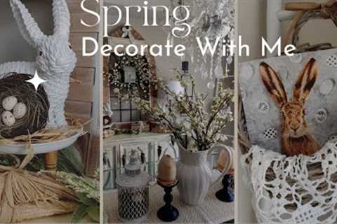 NEW!🌼2023 SPRING DECORATE WITH ME/EASTER DECORATE WITH ME🌼