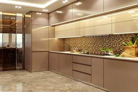 100 Modular Kitchen Designs 2023 Open Kitchen Cabinet Colours| Modern Home Interior Design Ideas P11