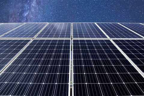 Can solar panels shock you at night?