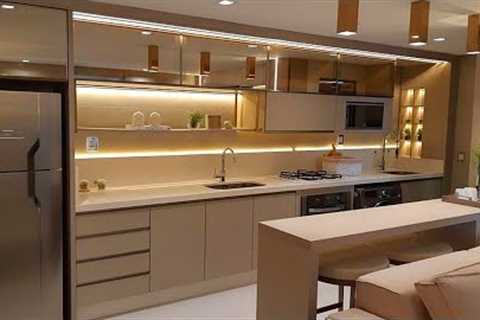 100 Modular Kitchen Designs 2023 Modern Kitchen Cabinet Colours| Home Interior Design Ideas P12