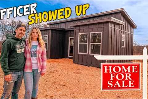 STARTING OVER after OFFICER Showed Up! We Never Saw This Coming // Tiny House // Shed To House