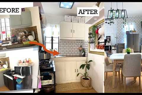 🌺 SMALL KITCHEN TRANSFORMATION (SHOPEE AND LAZADA ITEMS) I KITCHEN MAKE OVER