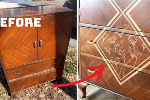 I found this cabinet on the side of the road! (Part 2) | Bar Cabinet Conversion