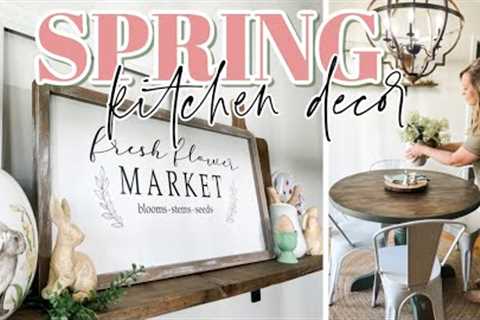 2023 SPRING KITCHEN DECOR IDEAS // MODERN FARMHOUSE KITCHEN DECOR // EASTER DECOR IDEAS 2023