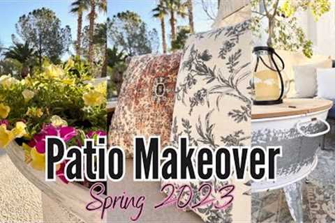 PATIO MAKEOVER ~ PATIO DECOR IDEAS~ SPRING 2023 ~ Monica Rose