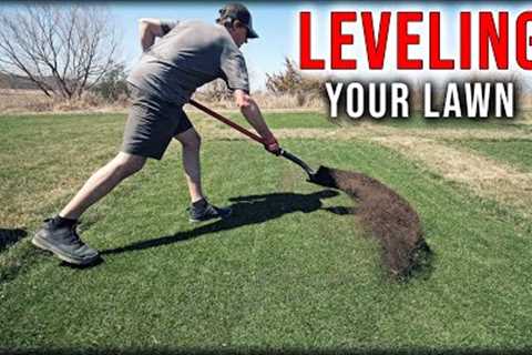 LEVELING And SMOOTHING Your LAWN With TOPDRESSING // Soil Vs Sand // Short Lawn Vs Tall Lawn