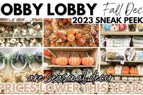 HOBBY LOBBY FALL DECOR 2023 SNEAK PEEK | HOBBY LOBBY FALL DECOR 2023 SHOP WITH ME